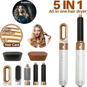 5-in-1 Airwrap Styling Set: Blowout, Curl & Straight!
